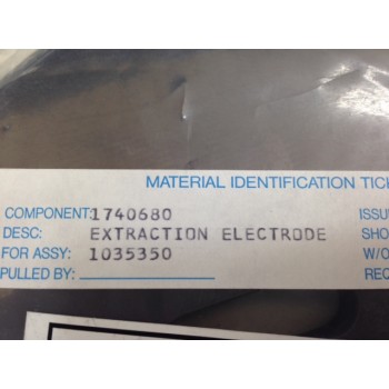 Axcelis/Eaton 1740680 Extraction Electrode NV10-160